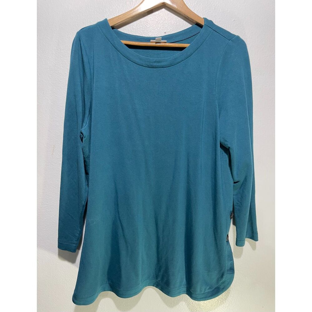 J. Jill long sleeve Tunic top t shirt sweatshirt summer casual office women 1X